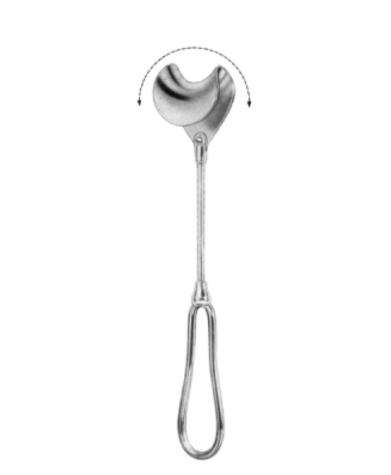 Cheek Retractor w/swivel blade 35mm, 19cm
