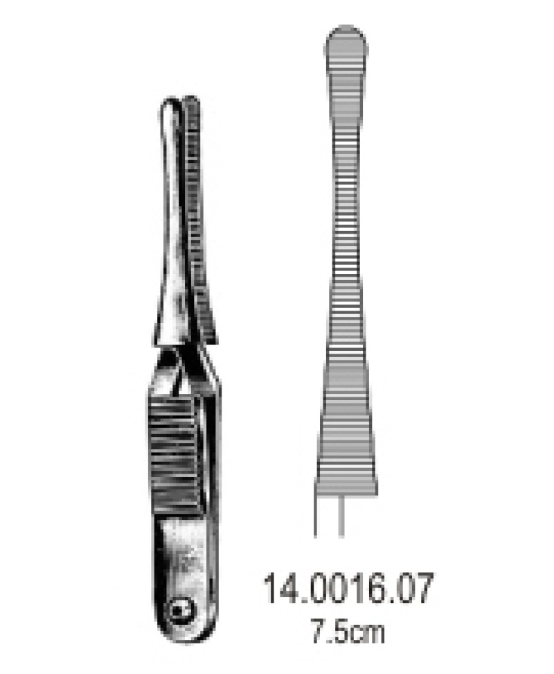 Johns-Hopkins Haemostatic Fcps str 7.5cm